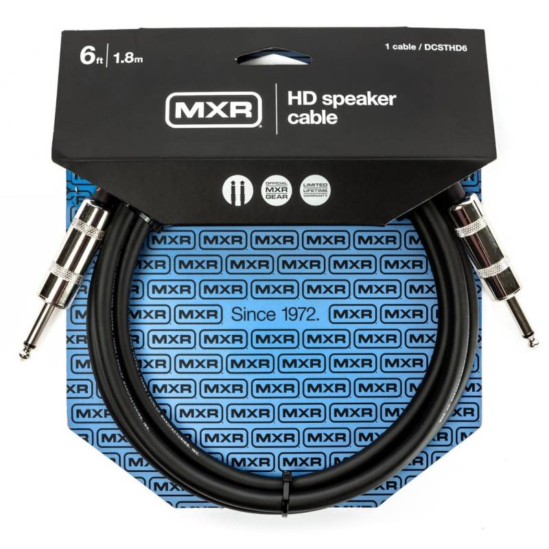 Кабель акустический Dunlop DCSTHD6 MXR Heavy Duty TS Speaker Cable - 6 FT