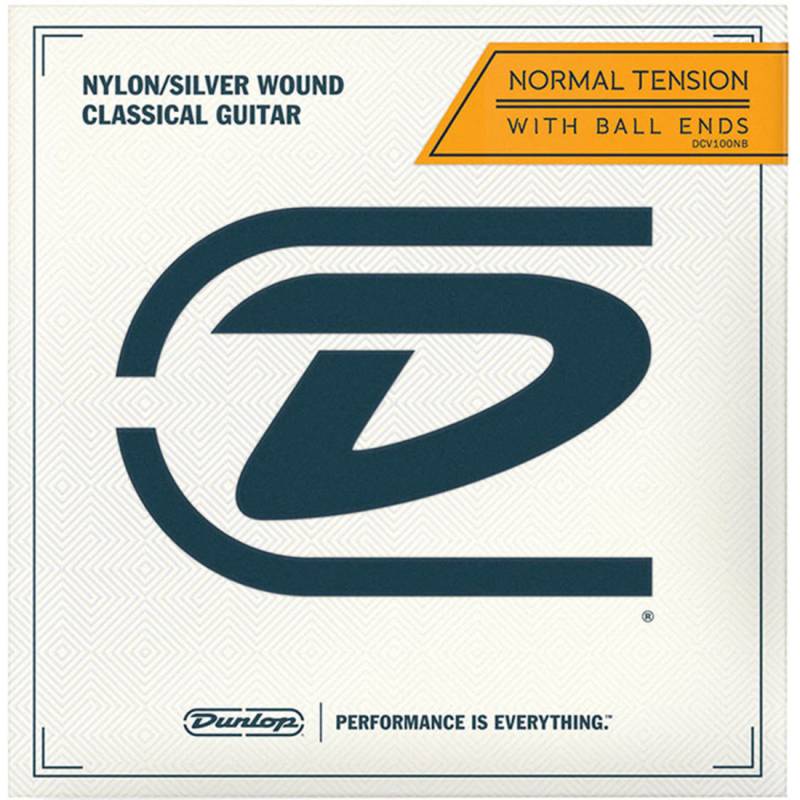 Струны для классической гитары Dunlop DCV100NB Nylon/Silver Wound Normal Tension
