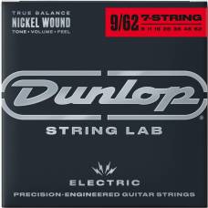 Струны для электрогитары Dunlop DEN0962 Light Nickel Plated Steel 7 Strings 9/62