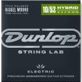 Струны для электрогитары Dunlop DEN1052 Light Top/Heavy Bottom Nickel Plated Steel 10/52