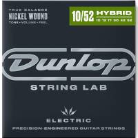 Струны для электрогитары Dunlop DEN1052 Light Top/Heavy Bottom Nickel Plated Steel 10/52