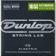 Струни для електрогітари Dunlop DEN1052 Light Top/Heavy Bottom Nickel Plated Steel 10/52