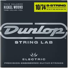 Струни для електрогітари Dunlop DEN1074 Medium Nickel Plated Steel 8 Strings 10/74