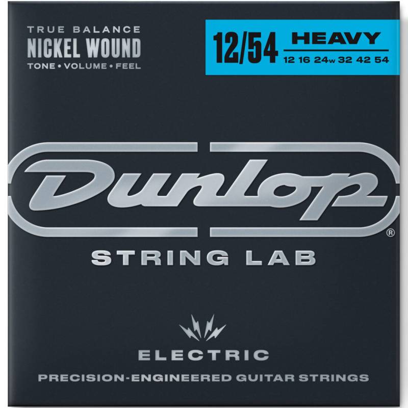 Струны для электрогитары Dunlop DEN1254 Heavy Nickel Plated Steel 12/54