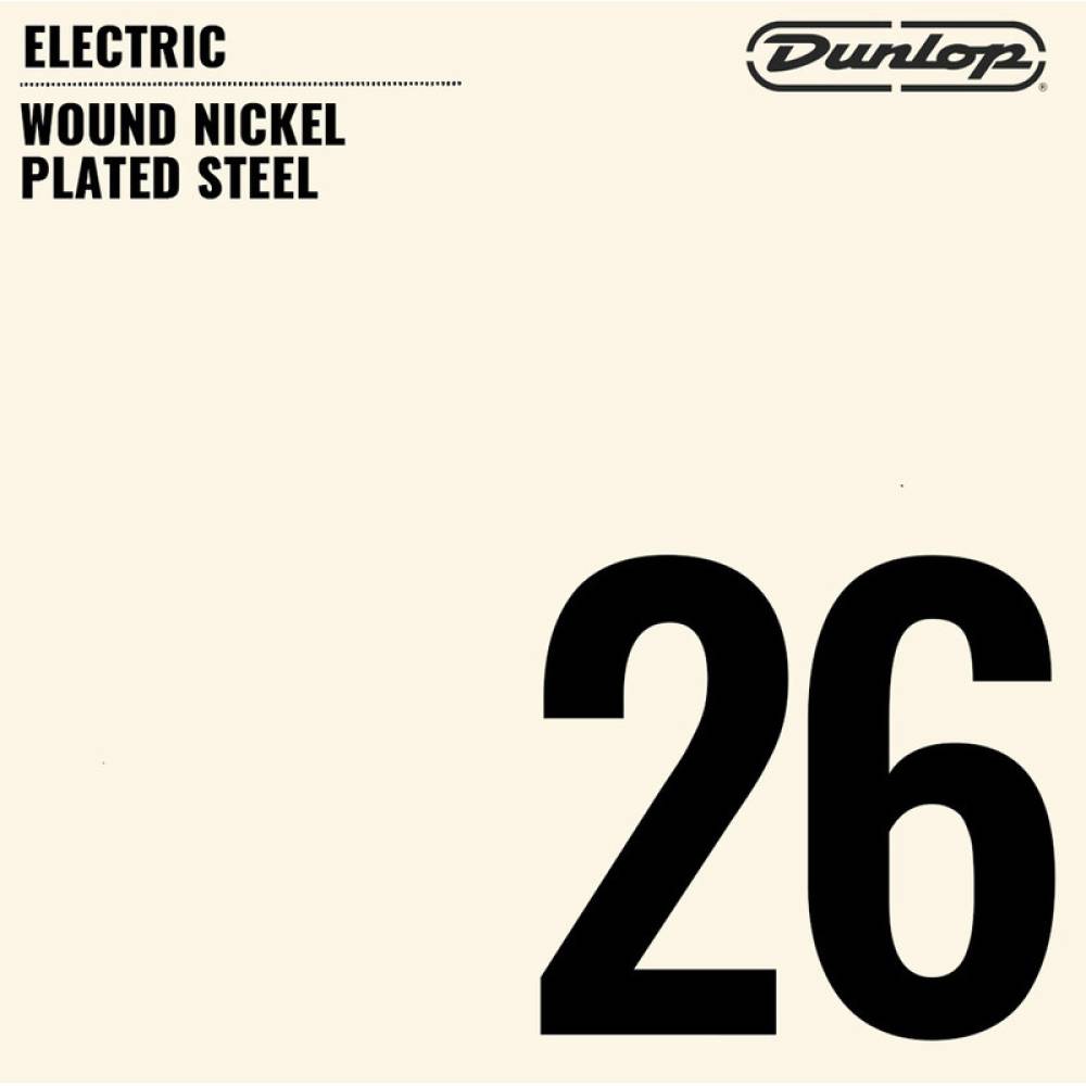 Струна Dunlop DEN26 Wound Nickel Plated Steel .026