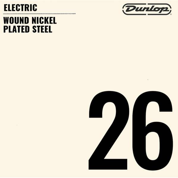 Струна Dunlop DEN26 Wound Nickel Plated Steel .026