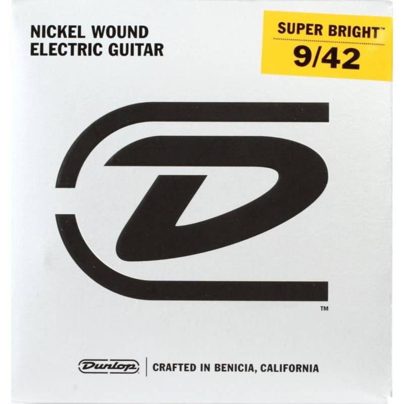 Струни для електрогітари Dunlop DESBN0942 Super Bright Light 9/42