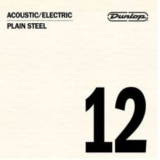 Струна Dunlop DPS12 Plain Steel String .012