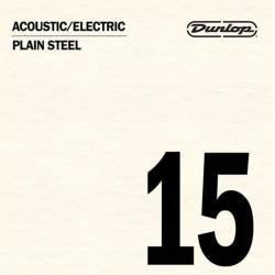 Струна Dunlop DPS15 Plain Steel String .015
