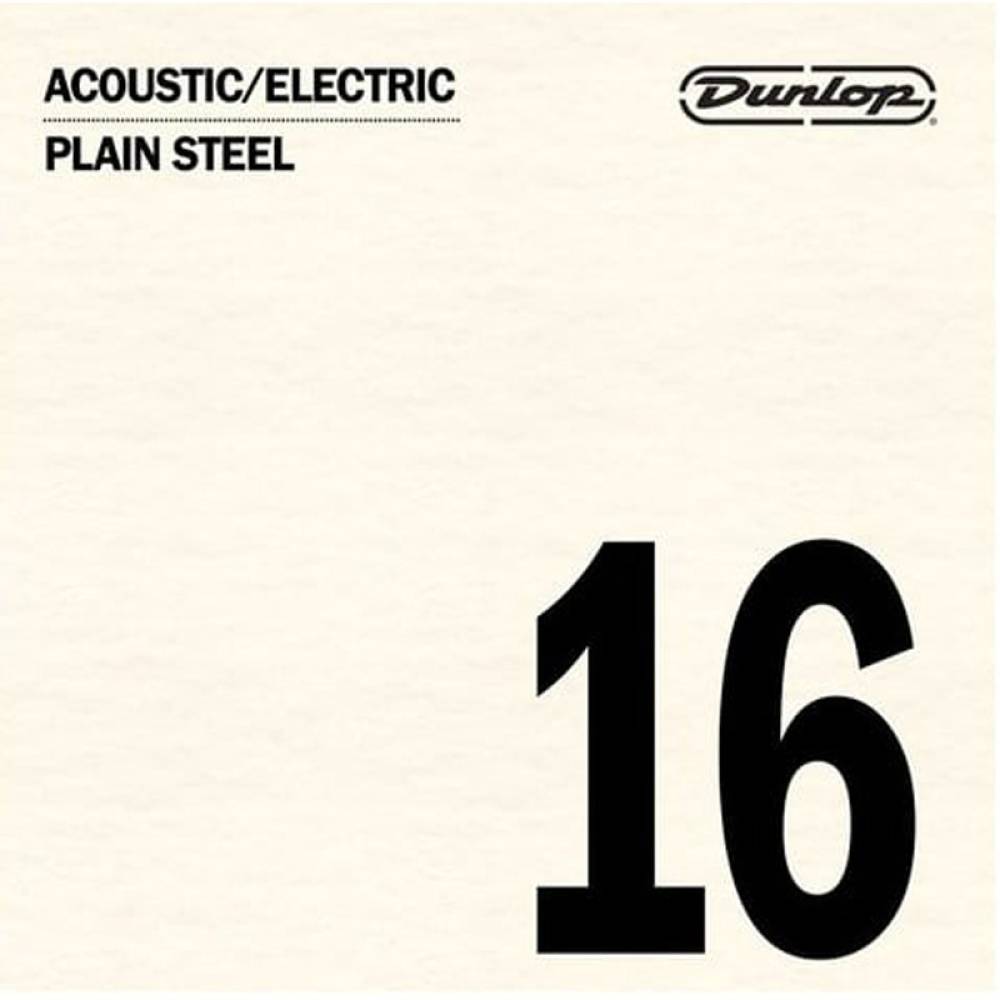 Струна Dunlop DPS16 Plain Steel String .016 Струна Dunlop DPS16 Plain Steel String .016