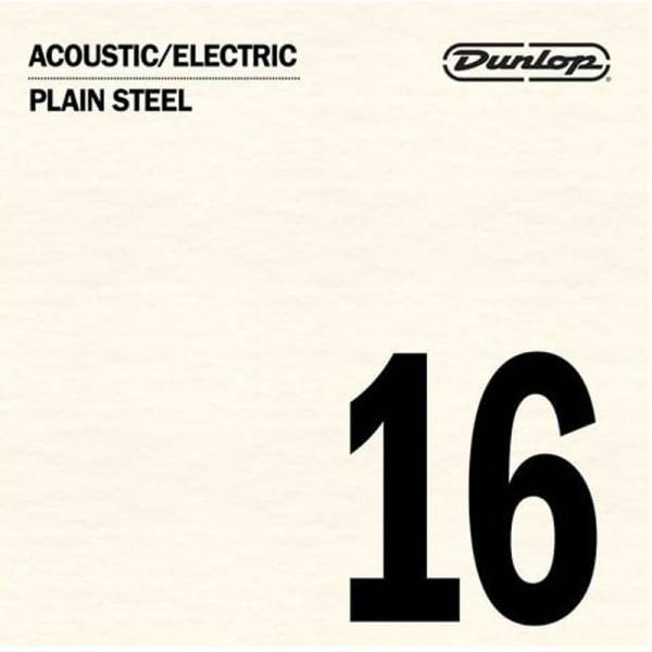 Струна Dunlop DPS16 Plain Steel String .016