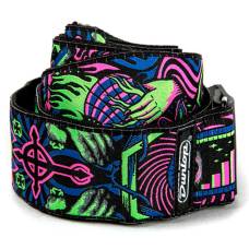 Ремінь для гітари Dunlop ILD01 ILOVEDUST Headspace Green