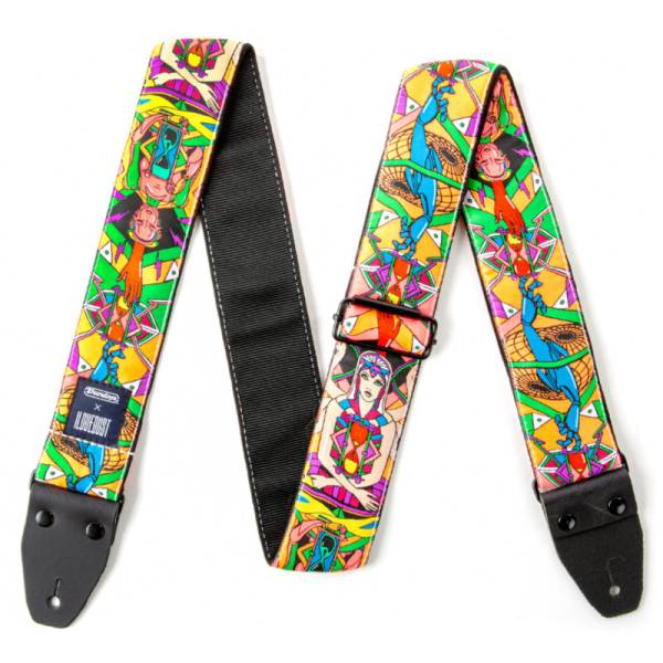 Ремень для гитары Dunlop ILD08 ILOVEDUST Strap Hourglass