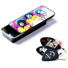 Медиаторы Dunlop JH-PT01M Jimi Hendrix Collectors Are you Experienced Tin-Medium Player's Pack (12 шт.)