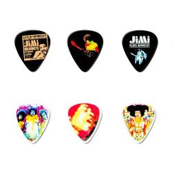 Медіатори Dunlop JH-PT01M Jimi Hendrix Collectors Are you Experienced Tin-Medium Player's Pack (12 шт.)