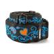 Ремінь для гітари DUNLOP JIMI HENDRIX BLACKLIGHT MONTEREY BLUE STRAP