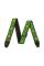 Ремень для гитары DUNLOP JIMI HENDRIX BLACKLIGHT FILLMORE GREEN STRAP