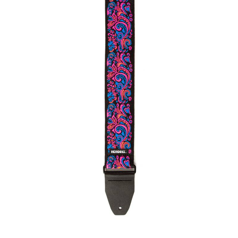 Ремінь для гітари DUNLOP JIMI HENDRIX BLACKLIGHT LOVE DROPS PINK STRAP