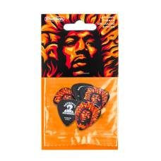 Медіатори DUNLOP JIMI HENDRIX '69 PSYCH SERIES VOODOO FIRE GUITAR PICK (HEAVY) (6 шт.)