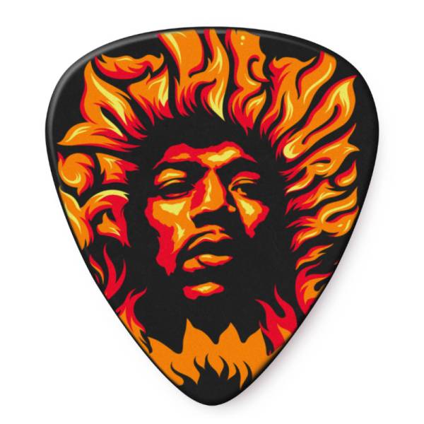 Медіатор Dunlop JHR14HV Jimi Hendrix Voodoo Fire Guitar Pick (Heavy) (1 шт.)