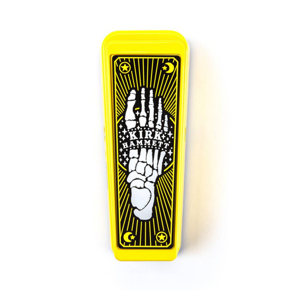 Педаль эффектов DUNLOP KH95Y KIRK HAMMETT CRY BABY® WAH YELLOW SPARKLE EDITION