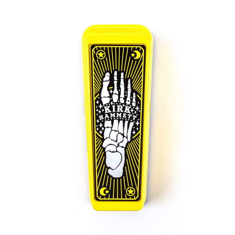 Педаль эффектов DUNLOP KH95Y KIRK HAMMETT CRY BABY® WAH YELLOW SPARKLE EDITION