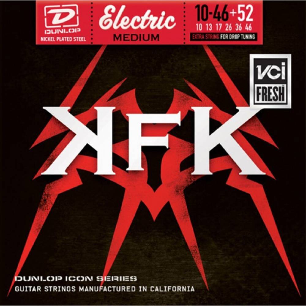 Струни для електрогітари Dunlop KKN1052 KFK Medium 10/52