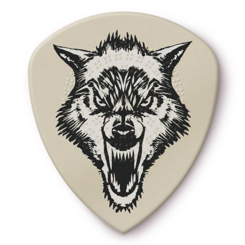 Медиатор Dunlop PH122R1.0 James Hetfield Signature White Fang Flow 1.00 mm