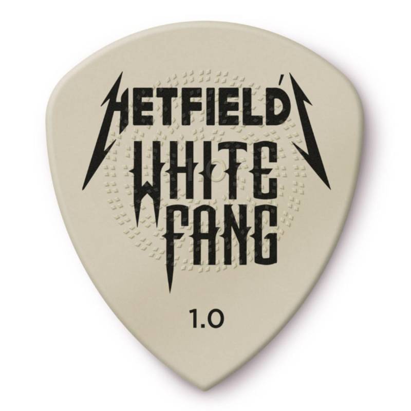 Медиатор Dunlop PH122R1.0 James Hetfield Signature White Fang Flow 1.00 mm