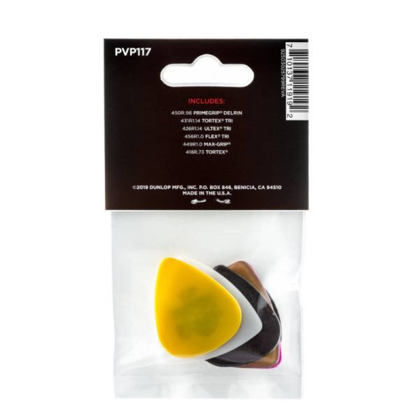 Медиаторы Dunlop PVP117 Bass Variety Pack (6 шт.)