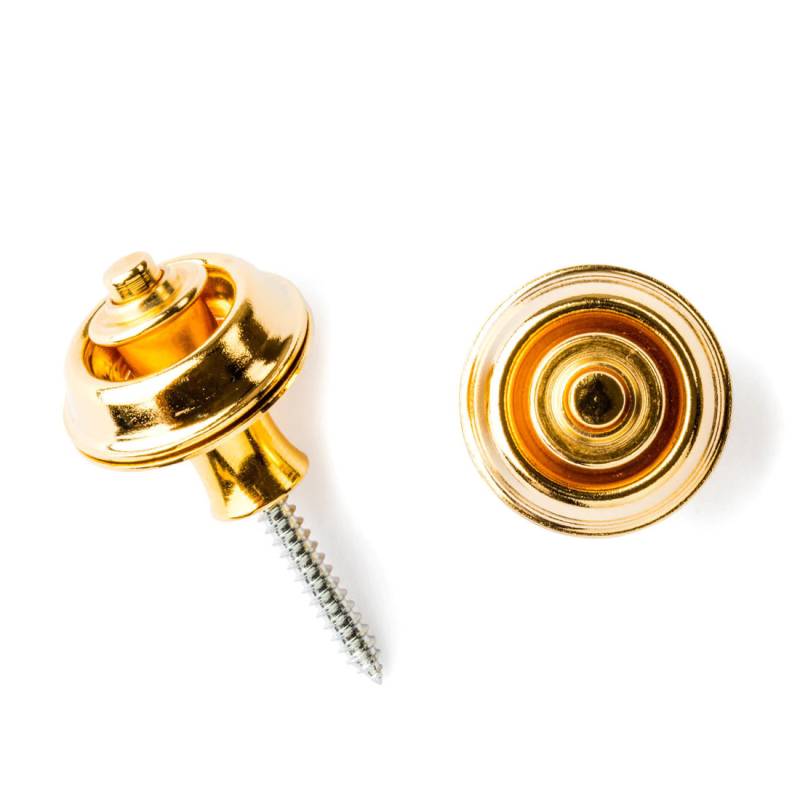 Стреплоки для ремня Dunlop SLS1104G Strap Retainers Original - 24KT Gold