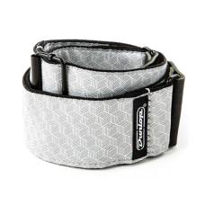Ремень для гитары DUNLOP D6712 JACQUARD CUBE HATCH LIGHT GREY STRAP