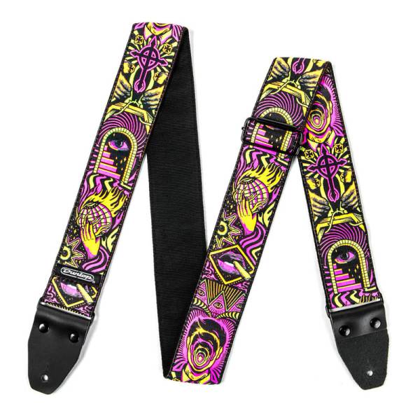 Ремень для гитары DUNLOP ILD03 ILOVEDUST HEADSPACE ORANGE STRAP