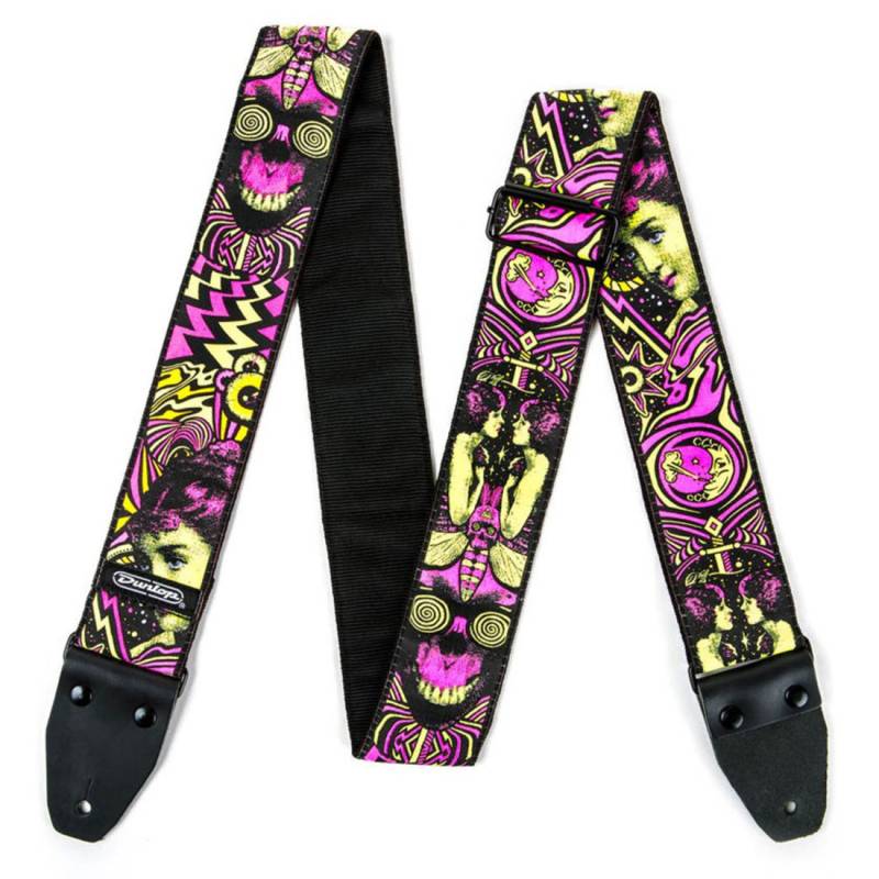Ремень для гитары DUNLOP ILD06 ILOVEDUST SMOKING MOON STRAP