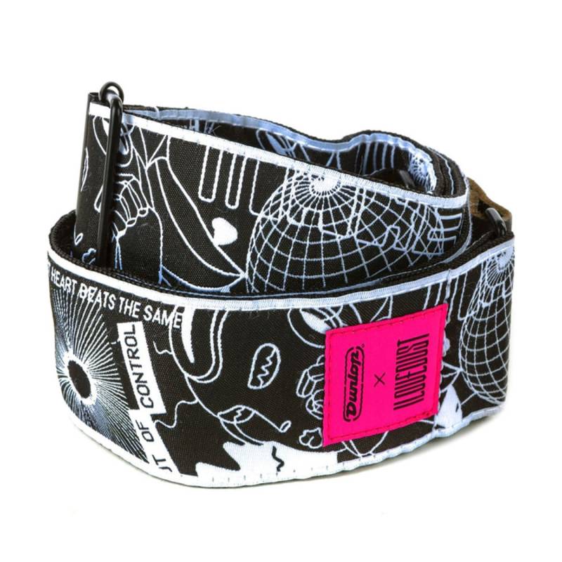 Ремень для гитары DUNLOP ILD11 ILOVEDUST ROBOT HEART STRAP