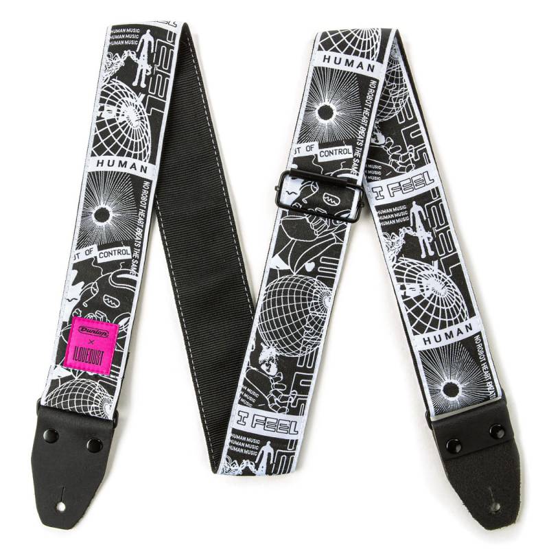 Ремень для гитары DUNLOP ILD11 ILOVEDUST ROBOT HEART STRAP