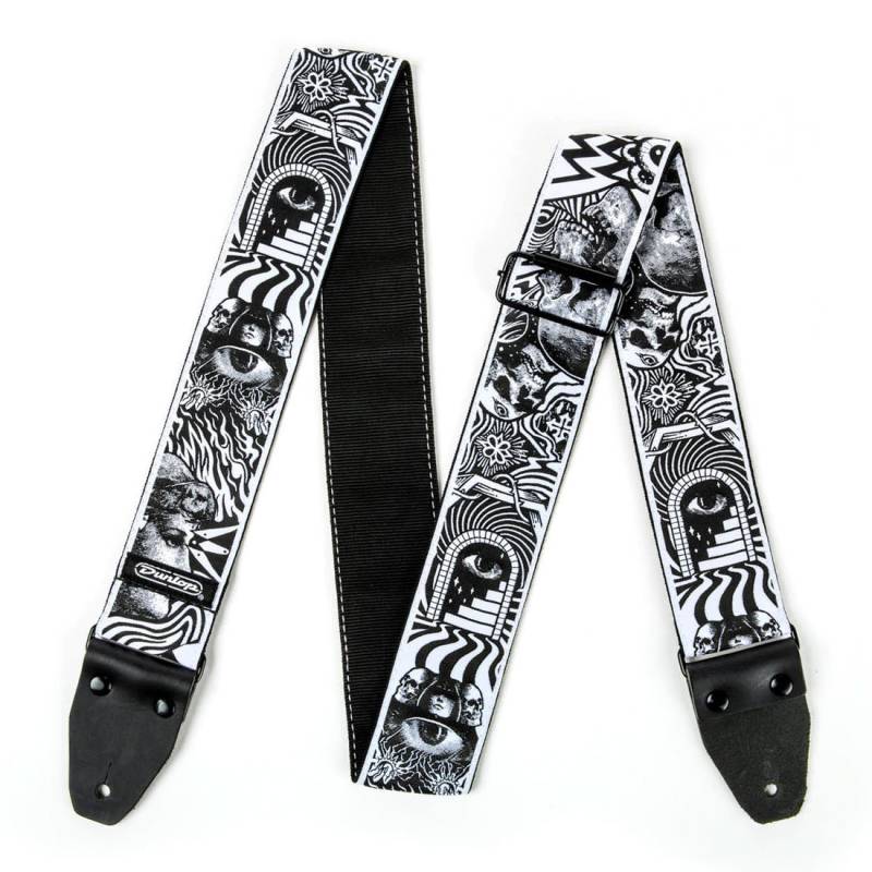 Ремень для гитары DUNLOP ILD04 ILOVEDUST SKULLS STRAP