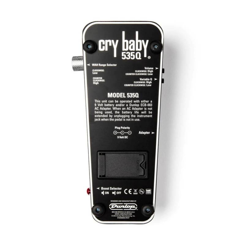 Педаль эффектов DUNLOP CRY BABY 535Q MULTI-WAH