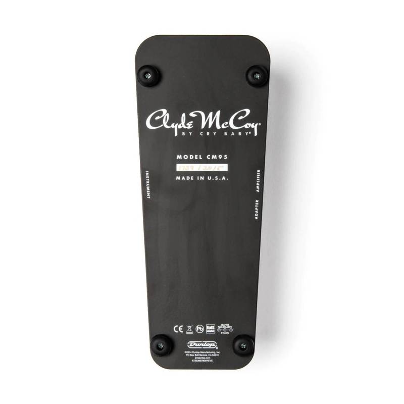 Педаль эффектов DUNLOP CLYDE MCCOY CRY BABY WAH