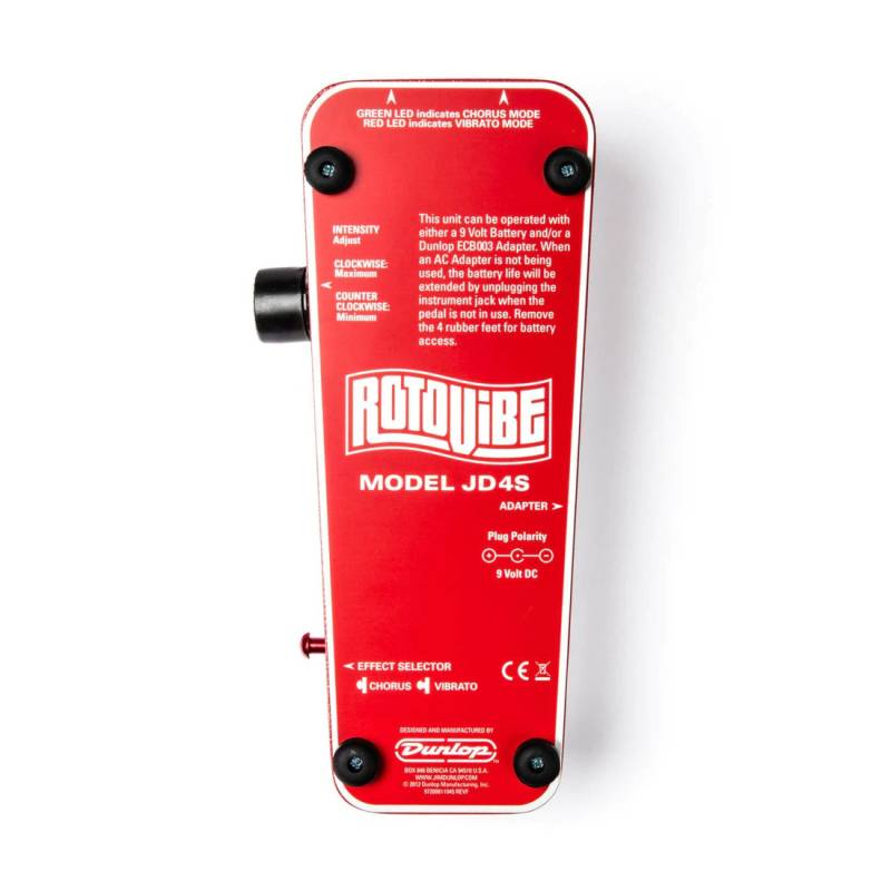 Педаль эффектов DUNLOP ROTOVIBE CHORUS/VIBRATO