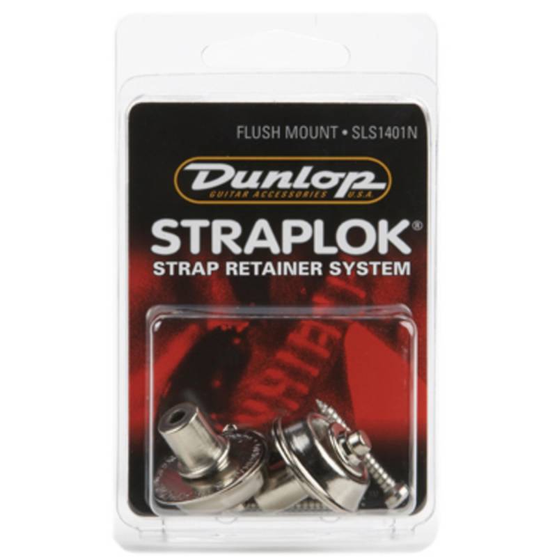 Стреплоки для ременя DUNLOP SLS1401N STRAPLOK STRAP RETAINERS FLUSH MOUNT - NICKEL