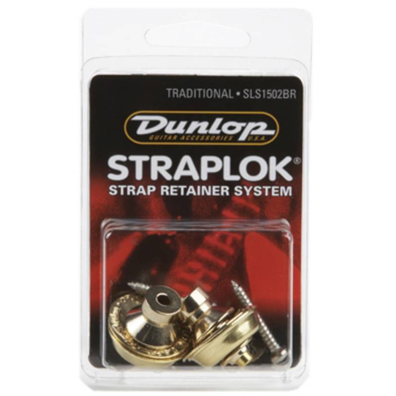 Стреплоки для ременя DUNLOP SLS1502BR STRAPLOK STRAP RETAINERS TRADITIONAL - BRASS
