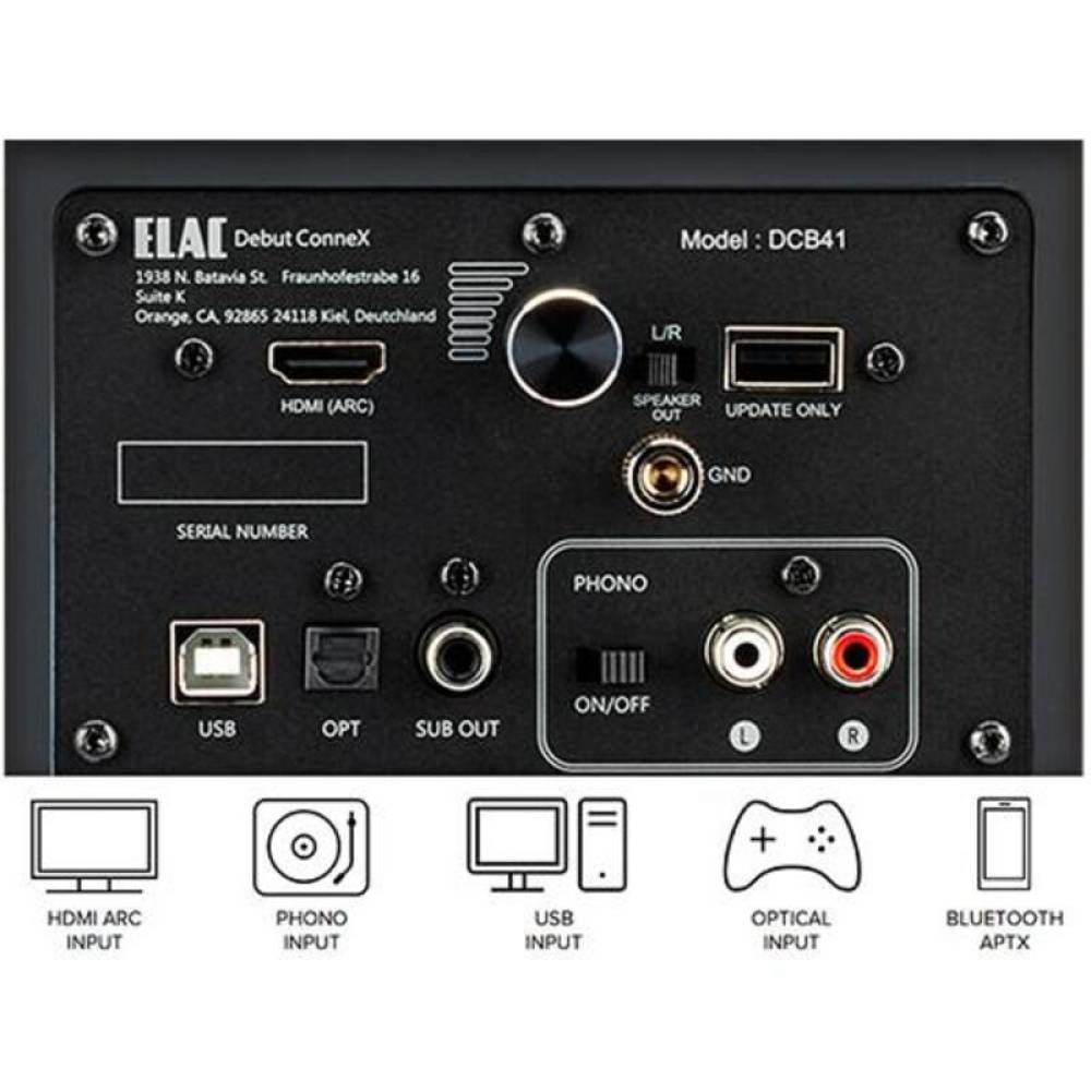 Акустична система Elac DEBUT CONNEX DCB41 ORANGE