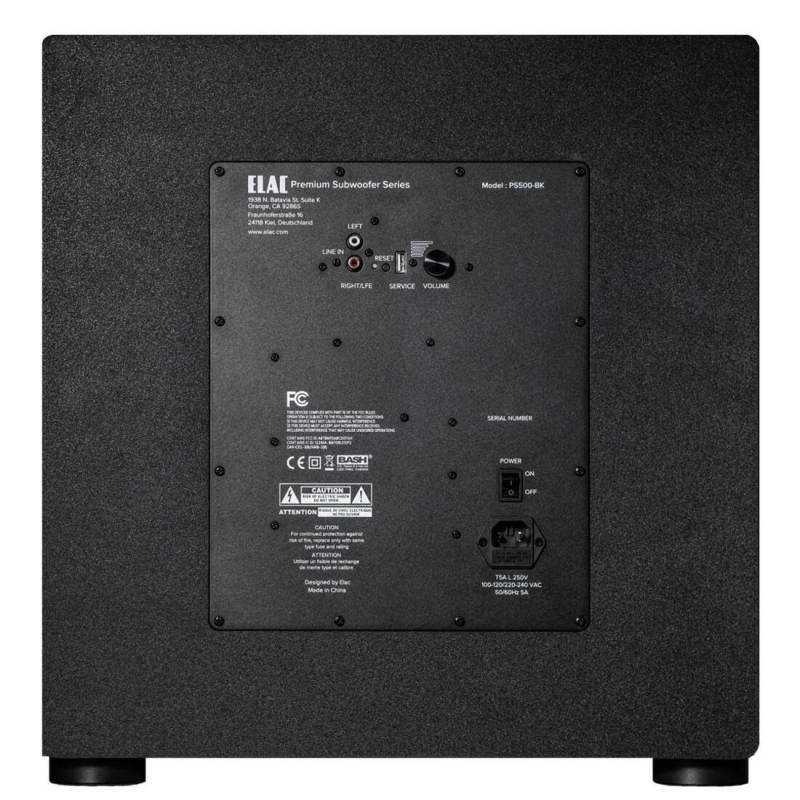 Сабвуфер Elac PS500-BK