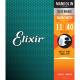 Струны для мандолины Elixir 11525 80/20 Bronze Nanoweb Medium 11/40