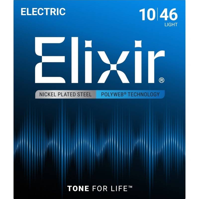 Струны для электрогитары Elixir 12050 Polyweb Nickel Plated Steel Light 10/46