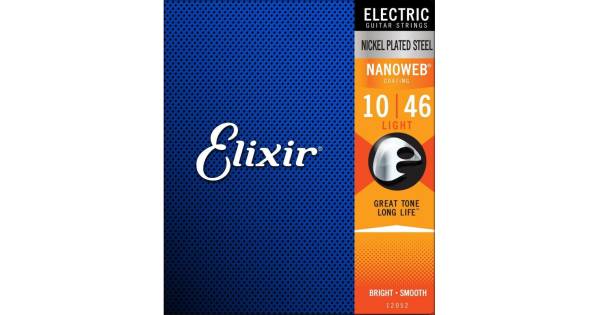 Струны для электрогитары Elixir 12052 Nanoweb Nickel Plated Steel