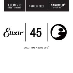 Струна Elixir 13345 Nanoweb Stainless Steel .045 Струна Elixir 13345 Nanoweb Stainless Steel .045