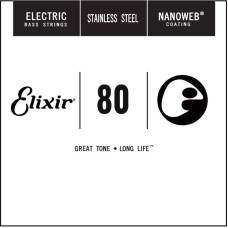 Струна Elixir 13381 Nanoweb Stainless Steel .080