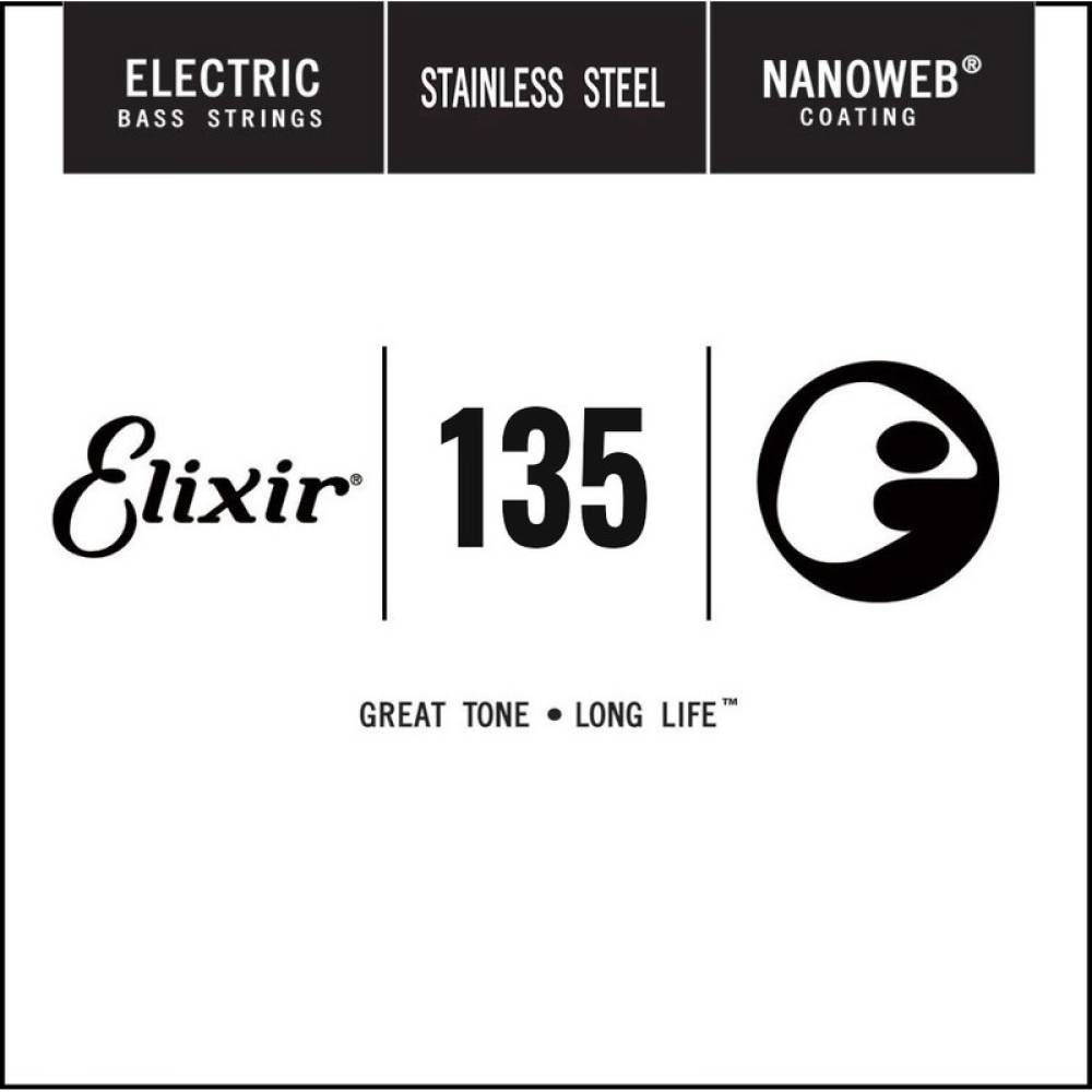 Струна Elixir 13437 Nanoweb Stainless Steel .135